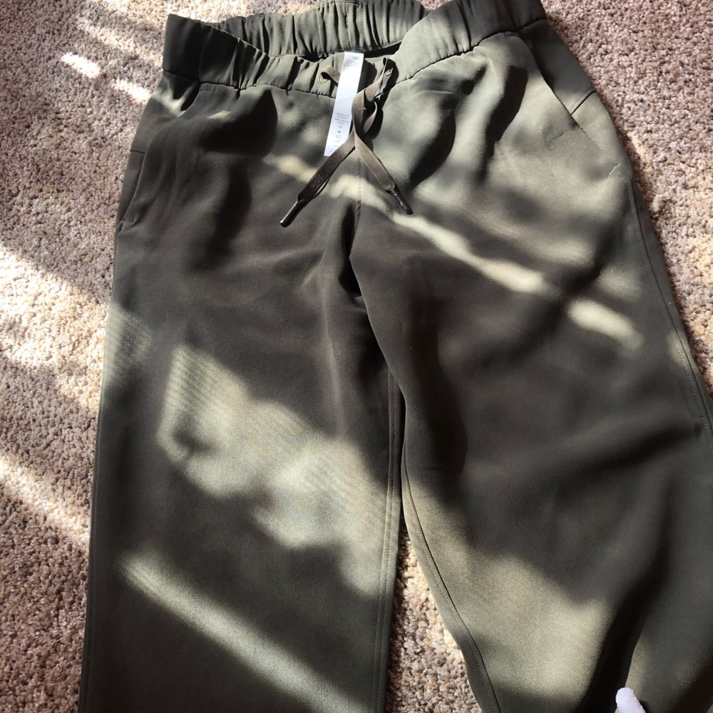 Olive green lululemon pants